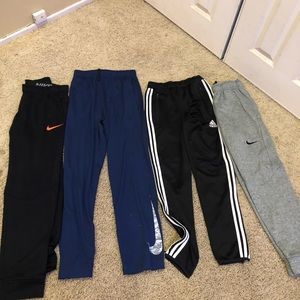 Nike, adidas sweatpants